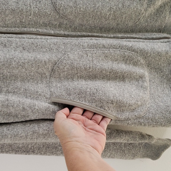 Burton Minx DryRide full zip fleece hooded jacket gray size small - Picture 6 of 13